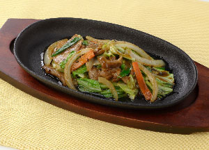 胡麻カレー肉野菜炒め